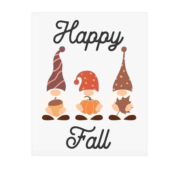 Happy Fall 🎃 Gnome Print - Picture 1 of 2